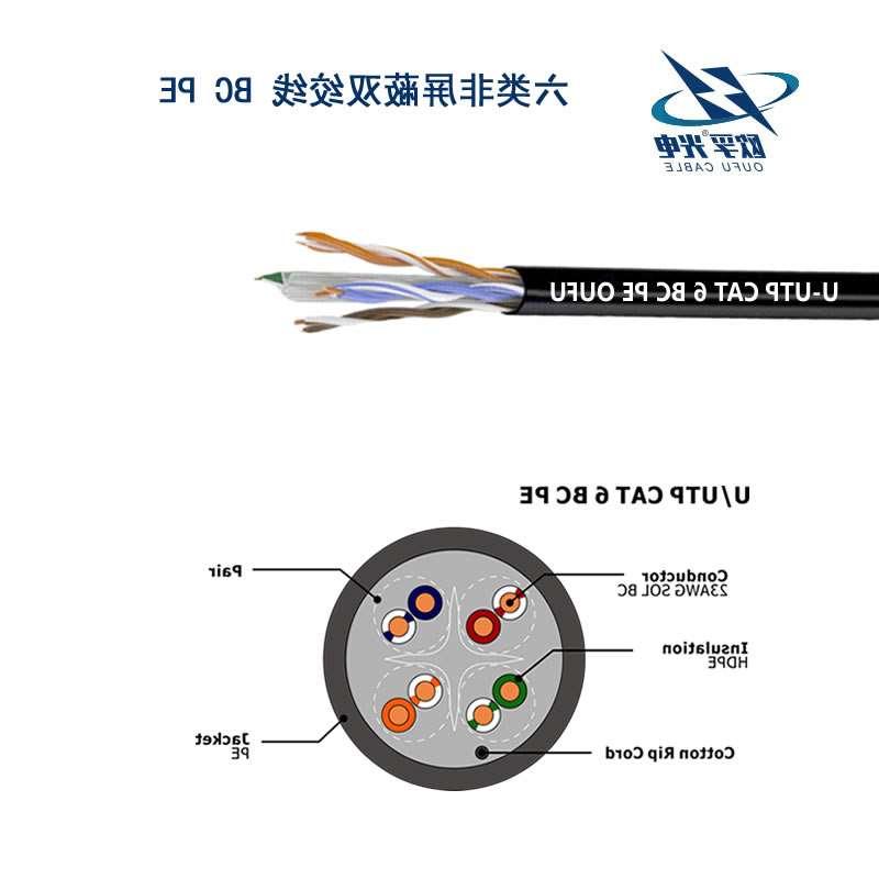 闵行区U/UTP6类4对非屏蔽室外电缆(23AWG)